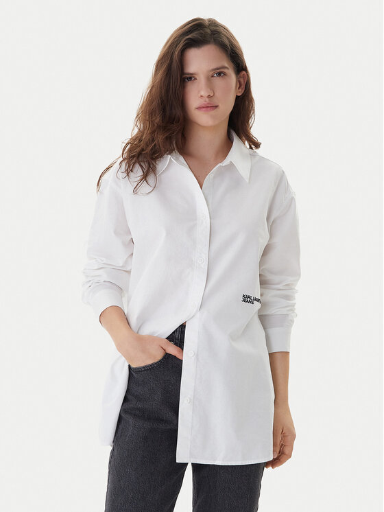 Karl Lagerfeld Jeans Marškiniai · Balta