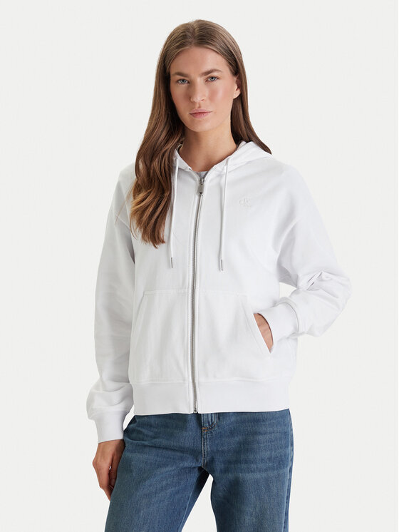 Calvin Klein Jeans Džemperis · Balta · Regular Fit