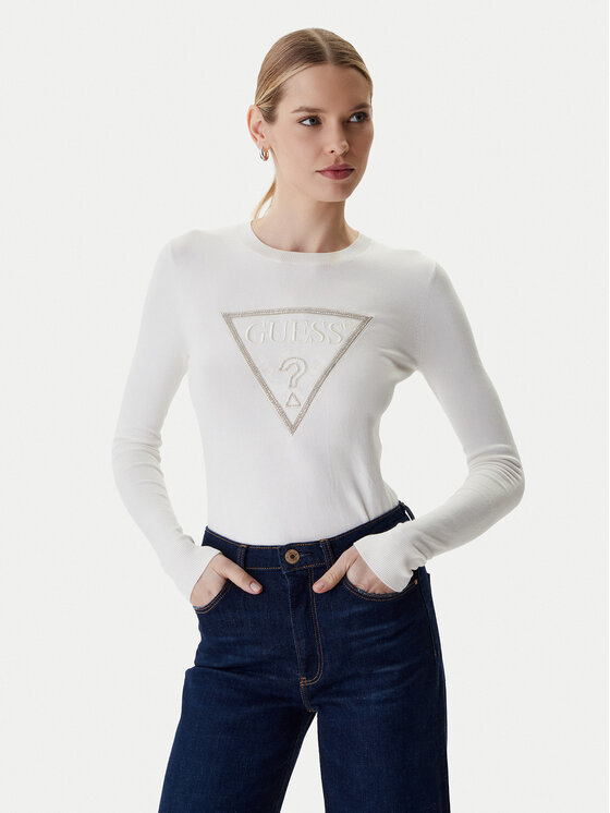 Guess Megztinis · Écru · Regular Fit