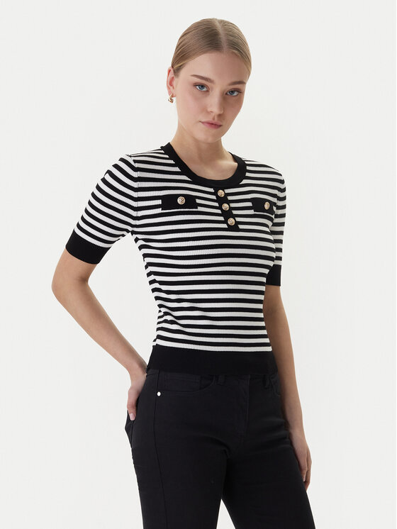 Morgan Megztinis · Juoda · Slim Fit