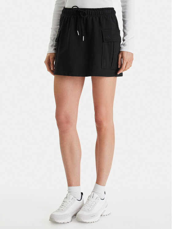 Calvin Klein Jeans Mini sijonas · Juoda · Mini