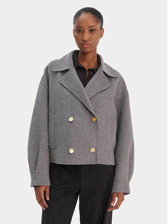 Tommy Hilfiger Demisezoninė striukė · Pilka