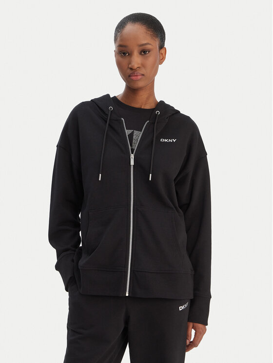 DKNY Sport Džemperis · Juoda · Regular Fit