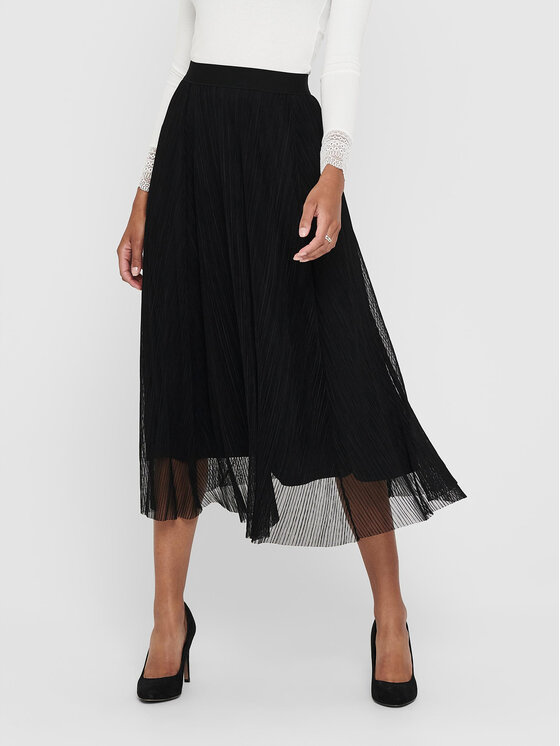 Kodas SUN15 ONLY Midi sijonas · Juoda · Midi