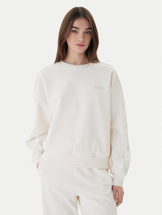 Guess Džemperis · Balta · Regular Fit