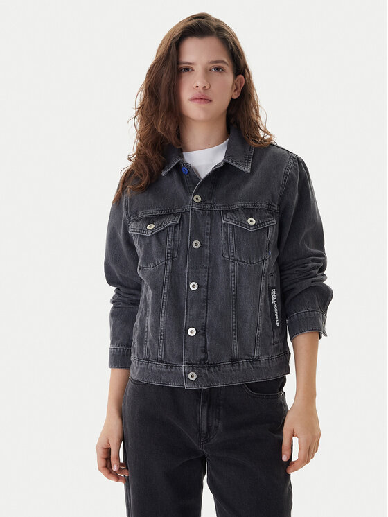 Kodas SUN15 Karl Lagerfeld Jeans Džinsinė striukė · Pilka