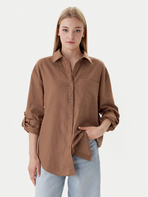 Calvin Klein Jeans Marškiniai · Ruda