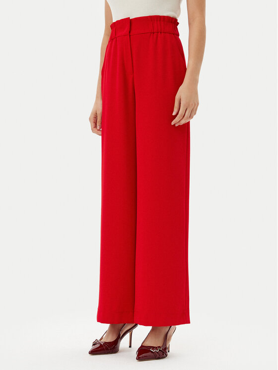 Morgan Palazzo kelnės · Raudona · Regular Fit