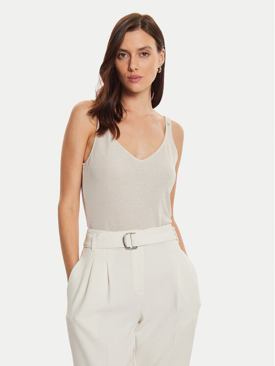 Morgan Marškinėliai · Écru