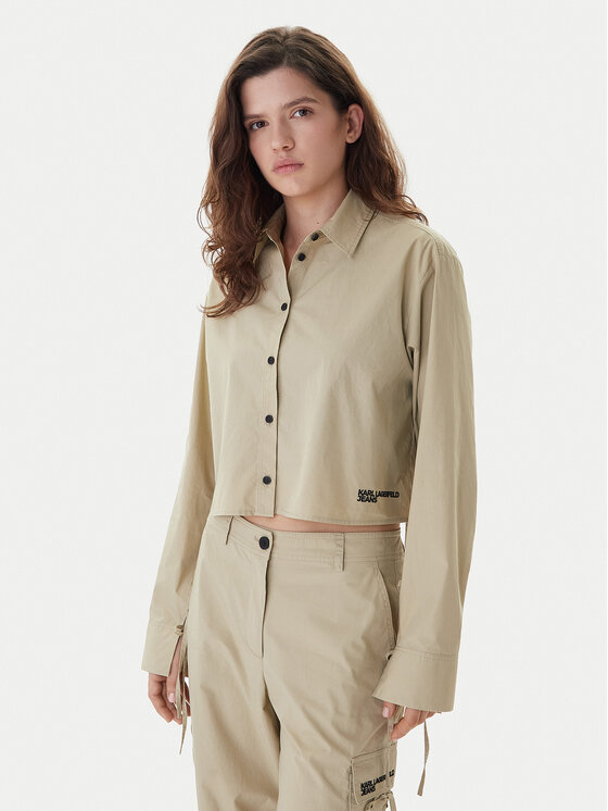 Karl Lagerfeld Jeans Palaidinė · Žalia