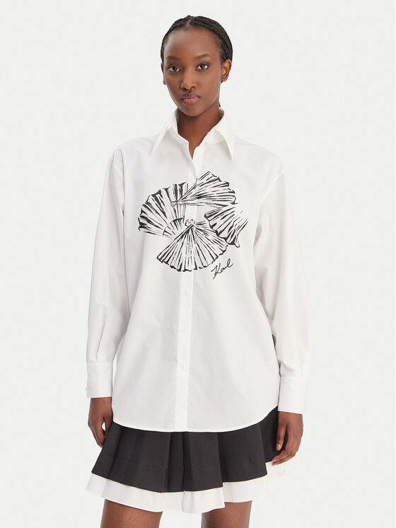 Kodas SUN15 KARL LAGERFELD Marškiniai · Balta