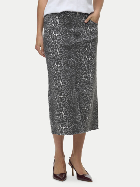 Kodas SUN15 Vero Moda Džinsinis sijonas · Pilka