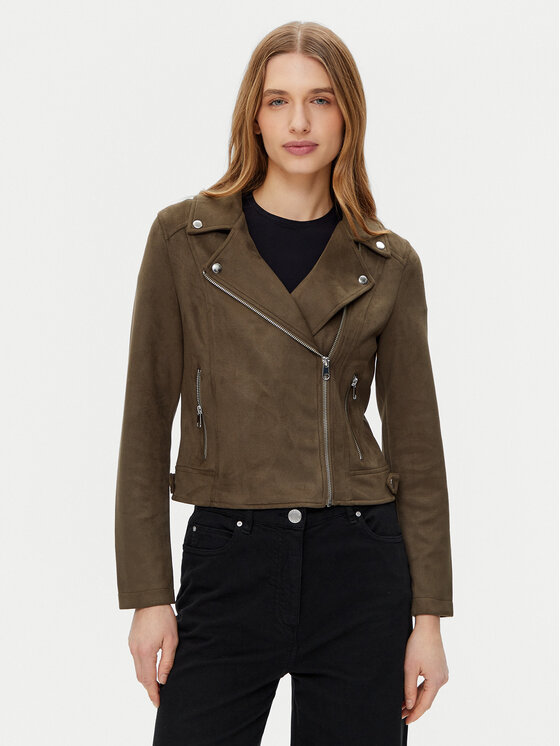 Kodas SUN15 Vero Moda Dirbtinės odos striukė · Ruda