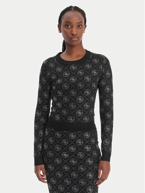 Guess Megztinis · Juoda · Regular Fit