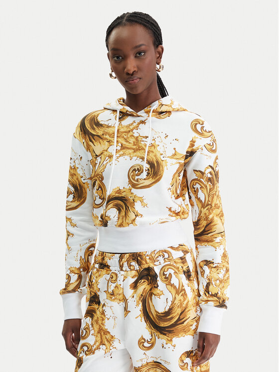 Versace Jeans Couture Džemperis · Balta · Regular Fit