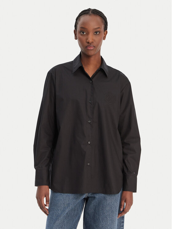 Tommy Hilfiger Marškiniai · Juoda