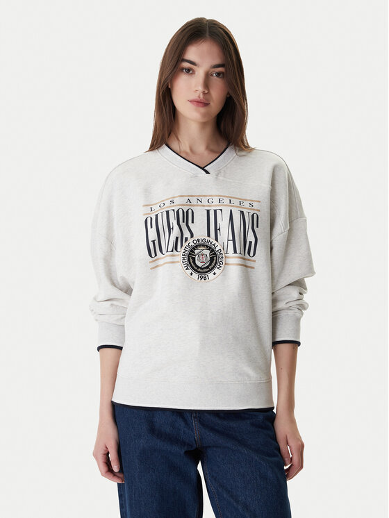 Guess Jeans Džemperis · Pilka · Oversize