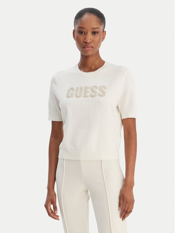 Guess Megztinis · Écru · Regular Fit