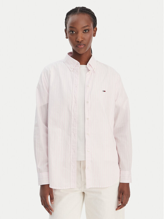 Tommy Jeans Marškiniai · Rožinė