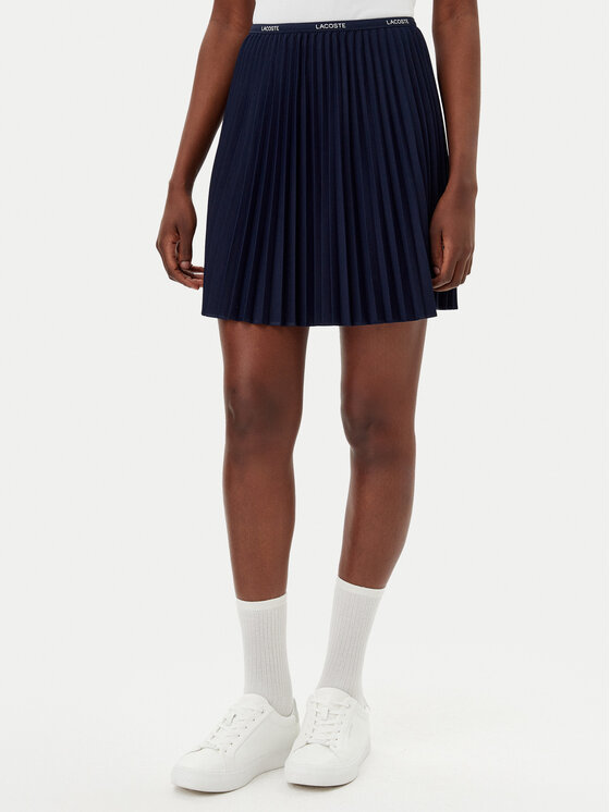 Lacoste Plisuotas sijonas · Tamsiai mėlyna · Mini