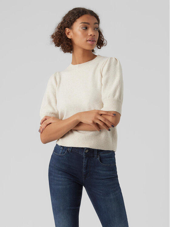 Vero Moda Megztinis · Écru · Regular Fit