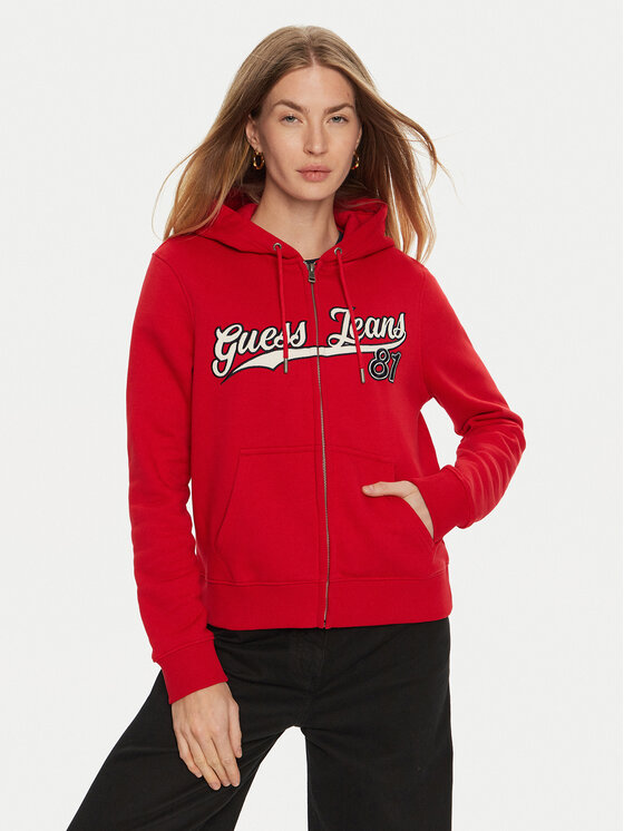 Guess Jeans Džemperis · Raudona · Regular Fit