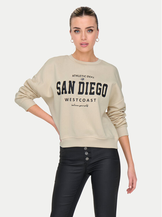 ONLY Džemperis · Smėlio · Relaxed Fit