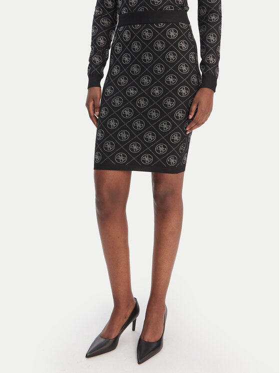 Kodas SUN15 Guess Midi sijonas · Juoda · Mini