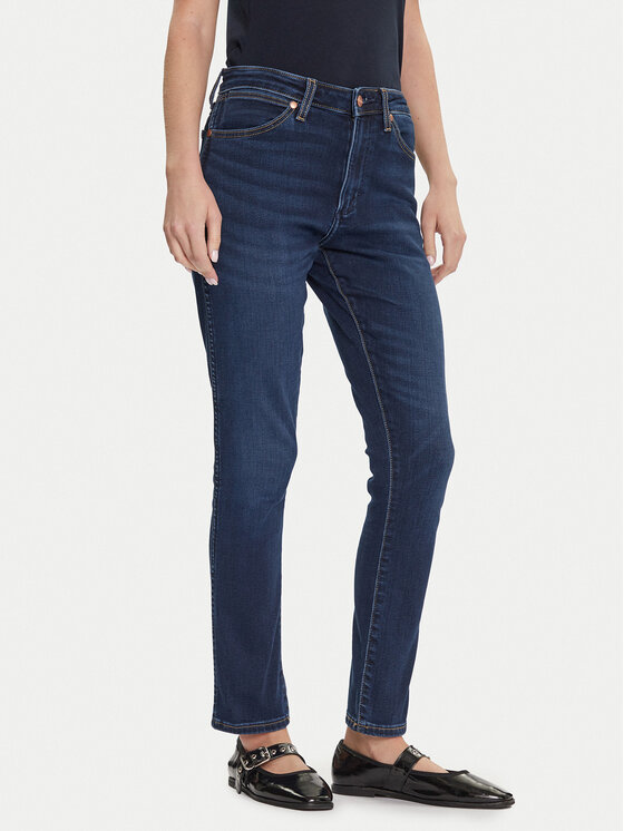 Wrangler Džinsai · Tamsiai mėlyna · Slim Fit