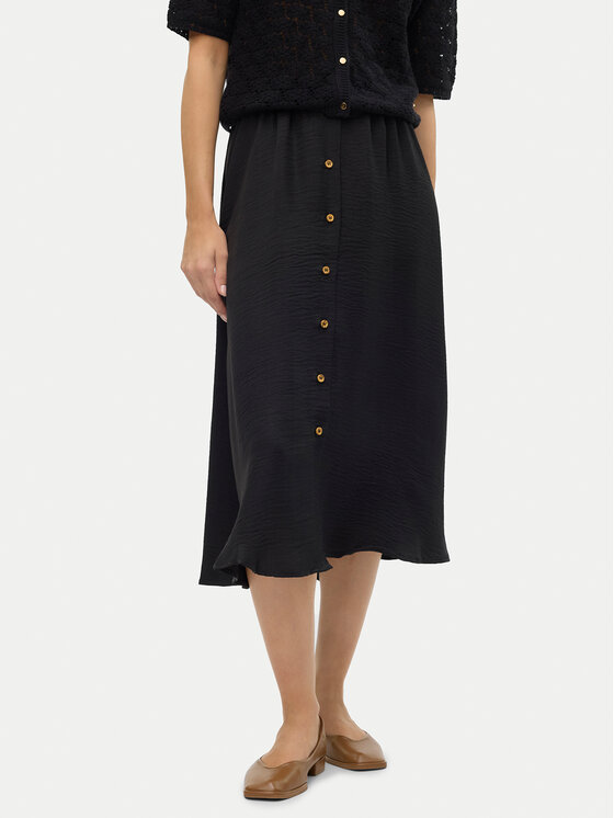 Kodas SUN15 Vero Moda Midi sijonas · Juoda · Midi