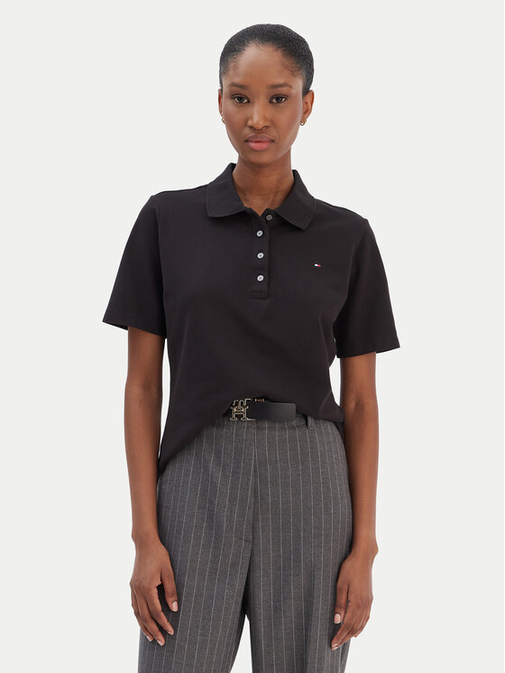 Tommy Hilfiger Polo marškinėliai · Juoda