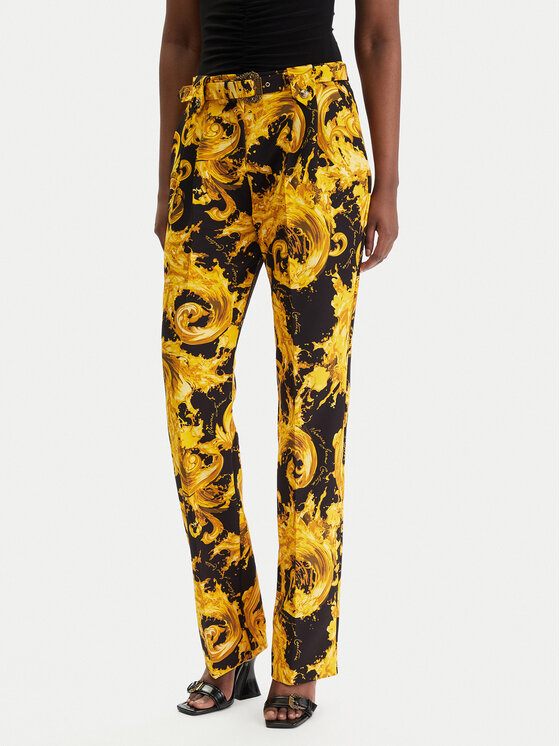 Versace Jeans Couture Medžiaginės kelnės · Juoda · Regular Fit