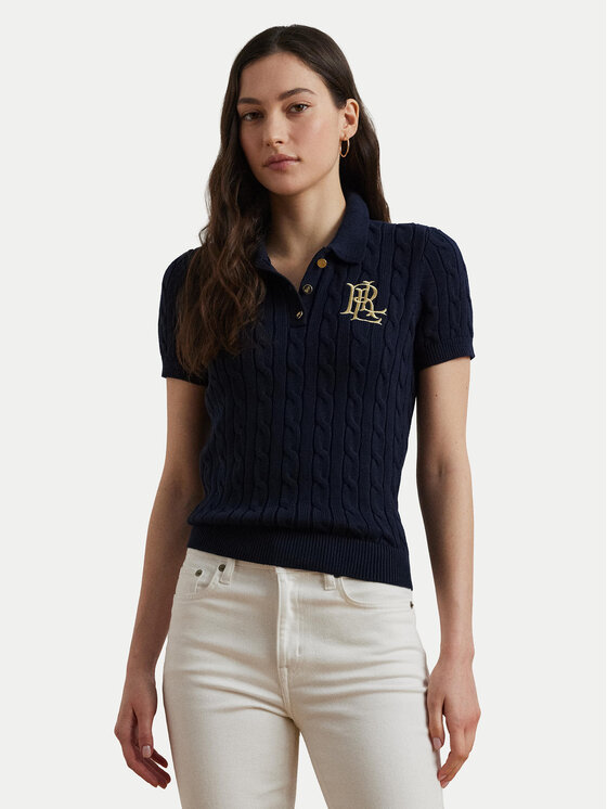 LAUREN RALPH LAUREN Megztinis · Tamsiai mėlyna · Slim Fit