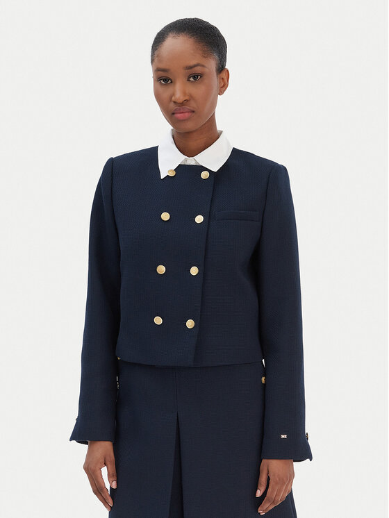 Tommy Hilfiger Demisezoninė striukė · Tamsiai mėlyna