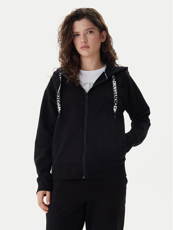DKNY Sport Džemperis · Juoda · Relaxed Fit