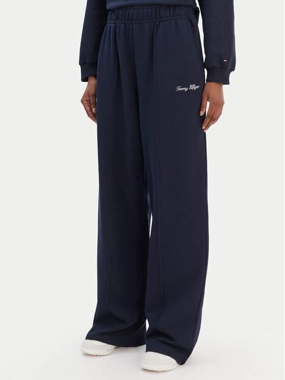 Tommy Hilfiger Sportinės kelnės · Tamsiai mėlyna · Relaxed Fit