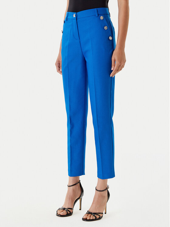 Morgan Chinos kelnes · Mėlyna · Slim Fit