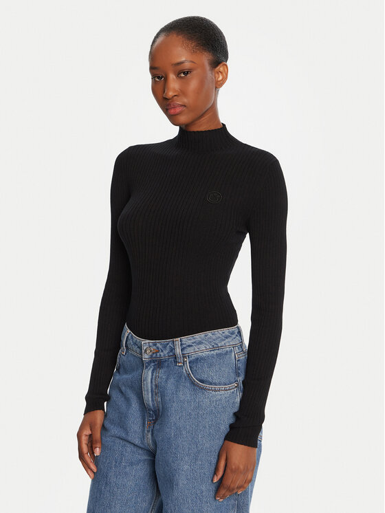 HUGO Megztinis · Juoda · Slim Fit