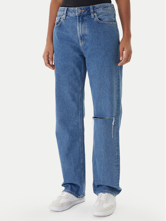 Calvin Klein Jeans Džinsai · Tamsiai mėlyna · Regular Fit