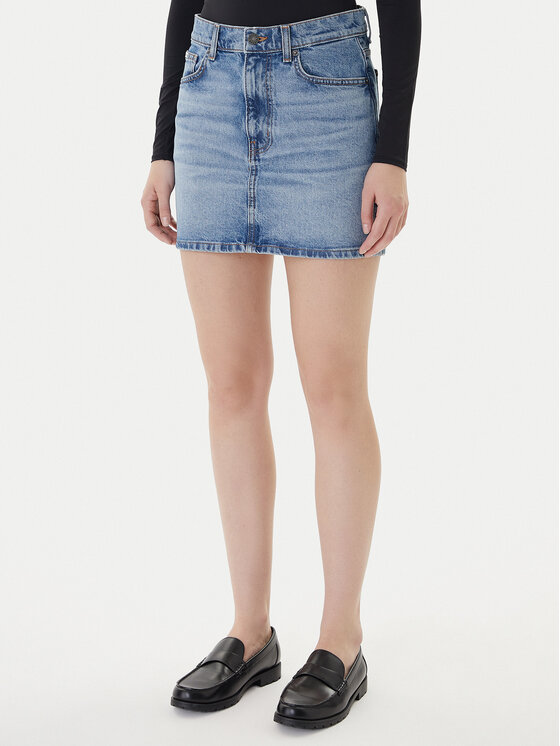 Guess Jeans Džinsinis sijonas · Mėlyna · Mini