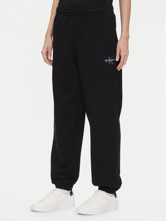 Calvin Klein Jeans Sportinės kelnės · Juoda · Regular Fit