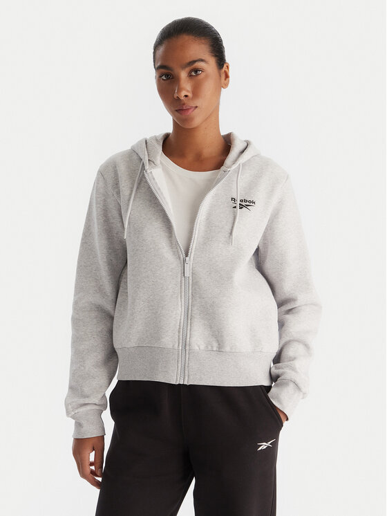 Reebok Džemperis · Pilka · Regular Fit