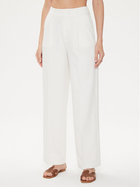 United Colors Of Benetton Medžiaginės kelnės · Écru · Relaxed Fit