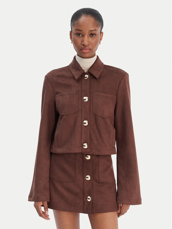 Kodas SUN15 Bardot Marškiniai · Ruda