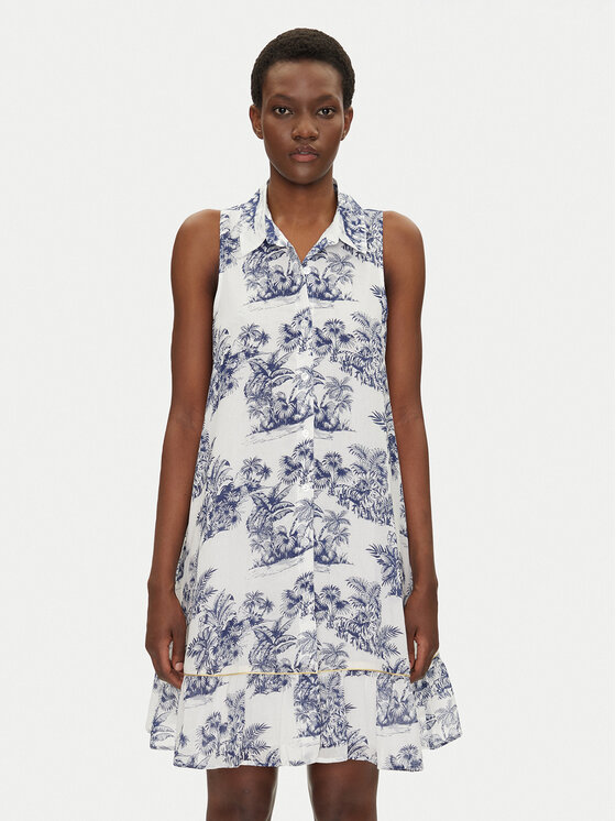 Iconique Marškinių tipo suknelė · Balta · Midi