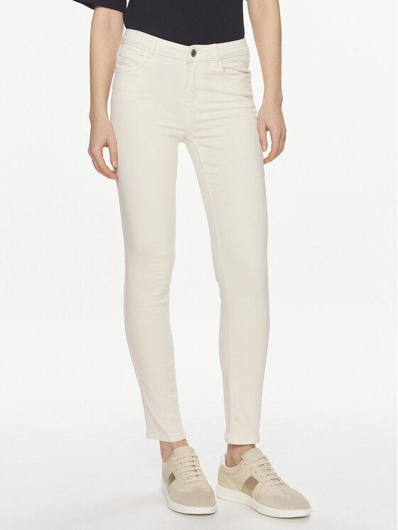 Morgan Džinsai · Écru · Slim Fit