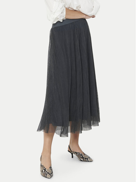 ONLY Midi sijonas · Pilka · Midi