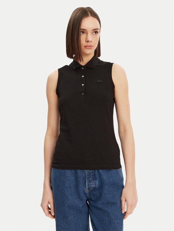 Kodas SUN15 Lacoste Polo marškinėliai · Juoda