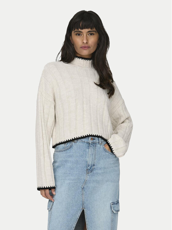 ONLY Megztinis · Smėlio · Regular Fit