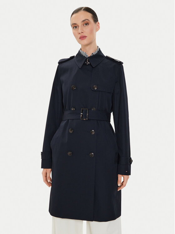Tommy Hilfiger Trenčas · Tamsiai mėlyna